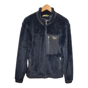 Mountain Hardwear Monkey Fleece Jacket Polartec High Loft Deep Pile Sherpa Zip L